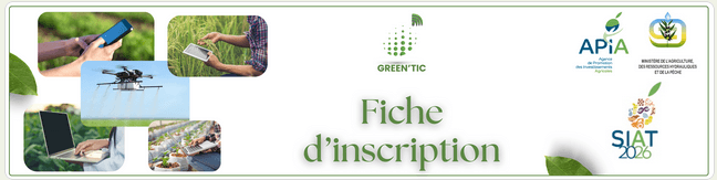 Green'TIC 2026 — APIA, Ministère de l'Agriculture, SIAT 2026